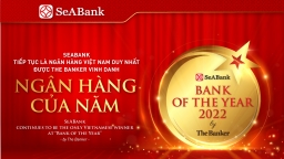 SeABank được The Banker vinh danh giải thưởng Ngân hàng tốt nhất Việt Nam 2022