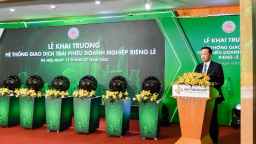 Khai trương hệ thống giao dịch trái phiếu doanh nghiệp riêng lẻ