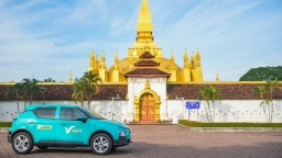 Dàn taxi điện Xanh SM của GSM sắp ra mắt tại thị trường Lào