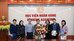 Đoàn công tác Tạp chí Nhà đầu tư làm việc với Khoa Ngân hàng - Học viện Ngân hàng