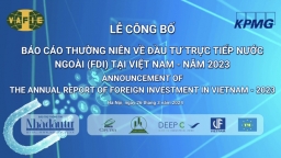 Sáng nay VAFIE công bố Báo cáo thường niên FDI 2023