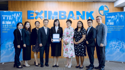Eximbank vinh dự nhận giải thưởng thanh toán quốc tế xuất sắc từ Citibank