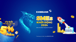 Kỷ niệm 35 năm thành lập: Eximbank tung chương trình cho vay ưu đãi 'SMEs – Khởi động 2024'