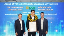 OCB lọt top 8 thương hiệu mạnh ngành ngân hàng năm 2023