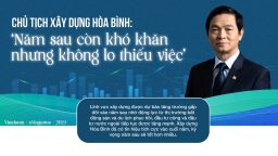 Chủ tịch Xây dựng Hòa Bình: ‘Năm sau còn khó khăn nhưng không lo thiếu việc’