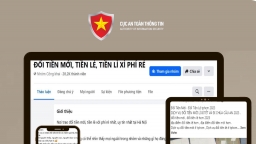 Lừa đảo đổi tiền trên mạng xã hội cận Tết