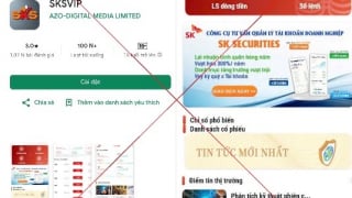Công an Hà Nội: Mất tiền tỷ vì đầu tư qua app chứng khoán giả SKSVIP