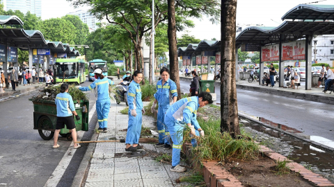Hà Nội ra quân tổng vệ sinh môi trường trên toàn thành phố