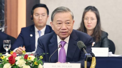Tổng Bí thư Tô Lâm gặp gỡ một số tập đoàn lớn của Hàn Quốc