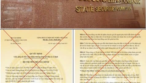 Văn bản giả như thật, Ủy ban Chứng khoán Nhà nước cảnh báo tới nhà đầu tư