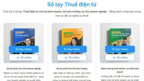Sổ tay điện tử hỗ trợ người nộp thuế: AI tương tác như thế nào?