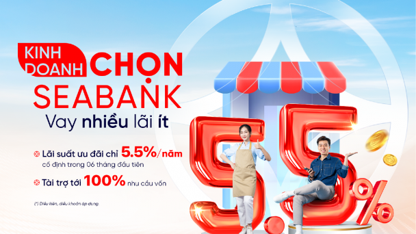 SeABank dành 5.000 tỷ đồng cho vay khách hàng cá nhân bổ sung vốn kinh doanh 