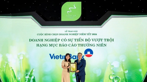 VietinBank giành cú đúp giải thưởng về Báo cáo thường niên tại VLCA 2024