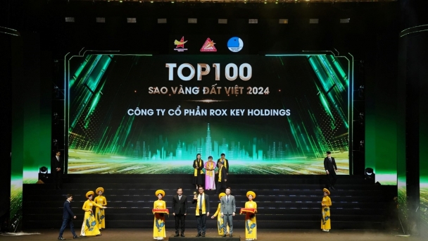 ROX Key Holdings được trao giải thưởng Sao Vàng đất Việt 2024