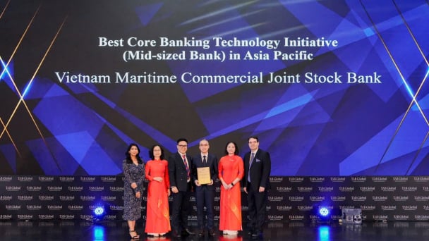 MSB nhận giải thưởng uy tín về công nghệ ngân hàng lõi