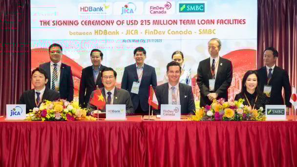 HDBank ký kết khoản vay hợp vốn 215 triệu USD với ba định chế tài chính hàng đầu quốc tế
