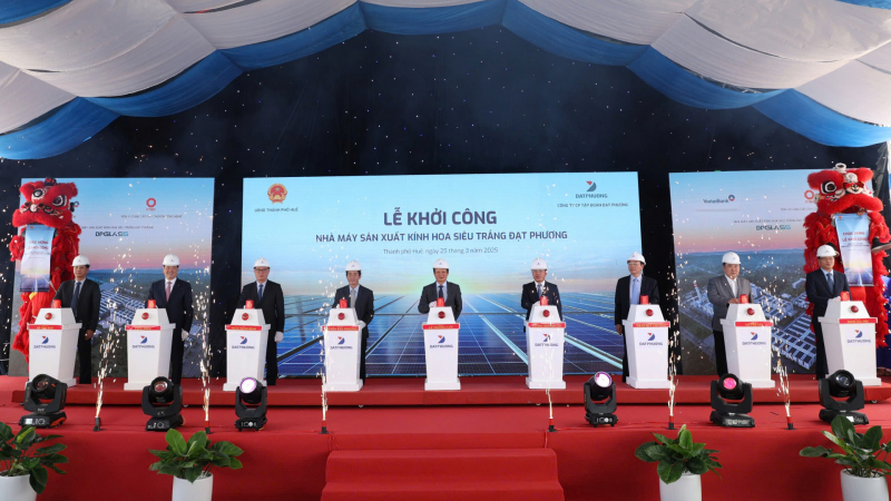 Đạt Phương xây dựng nhà máy kính hoa siêu trắng đầu tiên ở Huế