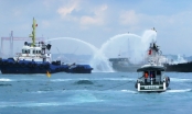 Diễn tập phối hợp tìm kiếm cứu nạn hàng hải trong vùng nước cảng biển