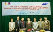 Viện Khoa học và Công nghệ Nhiệt Lạnh hợp tác với Samsung Vina Electronics phát triển nguồn nhân lực