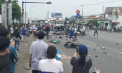 Long An: Tai nạn thảm khốc xe container tông 20 xe máy dừng đèn đỏ khiến 6 người chết, 23 bị thương