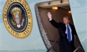 Tổng thống Trump lên Air Force One để tới Việt Nam
