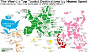 Quốc gia nào 'hái' ra tiền nhiều nhất từ chi tiêu du lịch?