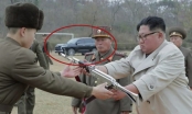Lộ diện siêu xe Lexus mới của ông Kim Jong Un trong bức ảnh trao súng