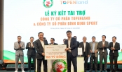 CLB bóng đá Topenland Bình Định được tài trợ 300 tỷ trong 3 mùa giải V.League 2021 - 2023