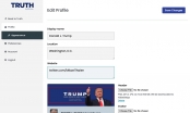 Mạng xã hội của ông Trump bị hack khi vừa ra mắt