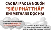 [Infographics] Bãi rác là nguồn 'siêu phát thải' khí methane độc hại