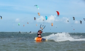 'Vũ điệu' lướt ván diều quốc tế thu hút du khách đến Ninh Thuận