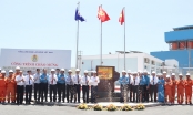 EVNNPT phối hợp EVN, Tổng Liên đoàn lao động Việt Nam gắn biển công trình Trạm biến áp 500kV Vân Phong và đấu nối