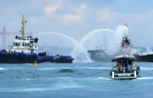 Diễn tập phối hợp tìm kiếm cứu nạn hàng hải trong vùng nước cảng biển
