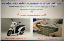 Cảnh giác với thủ đoạn lừa đảo trúng thưởng qua Facebook