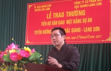 Trao thưởng cho 50 hộ dân sớm bàn giao mặt bằng cho dự án BOT Bắc Giang – Lạng Sơn