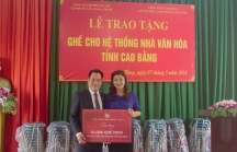 Tân Hoàng Minh trao tặng 10.000 ghế Inox cho hệ thống nhà văn hóa tỉnh Cao Bằng
