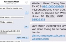 Techcombank cảnh báo thủ đoạn chiếm đoạt tiền qua kênh Western Union giả mạo