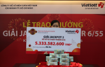 Vietlott trao giải Jackpot 2 Power 6/55 kỳ 176 tại TP. Hồ CHí Minh