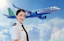 Sau khi kết hôn với doanh nhân người Pháp, diễn viên Diệu Thúy trở thành nữ phi công đầu tiên của Bamboo Airways