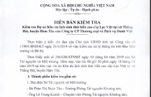 Bình Thuận: Dự án Lạc Việt tuân thủ các quy định pháp luật