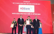 HDBank lọt top 6 Ngân hàng TMCP tư nhân uy tín nhất năm 2019