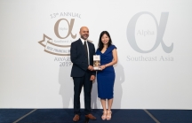 Vietcombank nhận giải thưởng ‘Ngân hàng tốt nhất Việt Nam’ do Tạp chí Alpha SEA trao tặng