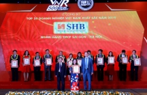 SHB được vinh doanh top 50 doanh nghiệp xuất sắc nhất và top 30 công ty đại chúng lớn nhất Việt Nam