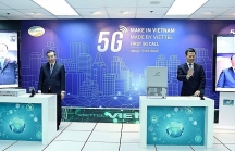 Hai Bộ trưởng gọi thử 5G trên thiết bị 'made in Vietnam'
