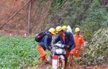 Vượt rừng sớm khôi phục cấp điện cho vùng cao Tây Giang sau bão số 5