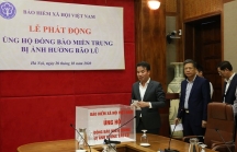 BHXH Việt Nam quyên góp, ủng hộ 1 tỷ đồng hỗ trợ đồng bào các tỉnh miền Trung bị bão lũ
