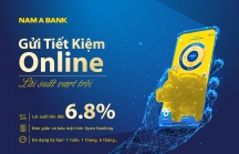 Lãi suất tiết kiệm online Nam A Bank lên đến 6,8%/năm 