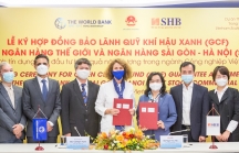 SHB và World Bank ký hợp đồng bảo lãnh Quỹ Khí hậu Xanh