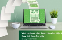 Vietcombank phát hành hóa đơn điện tử thay thế hóa đơn giấy kể từ ngày 1/4