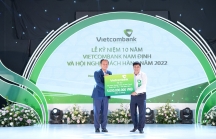 Vietcombank trao 5 tỷ đồng hỗ trợ xây dựng trường Trung học cơ sở xã Nam Thanh, huyện Nam Trực, tỉnh Nam Định